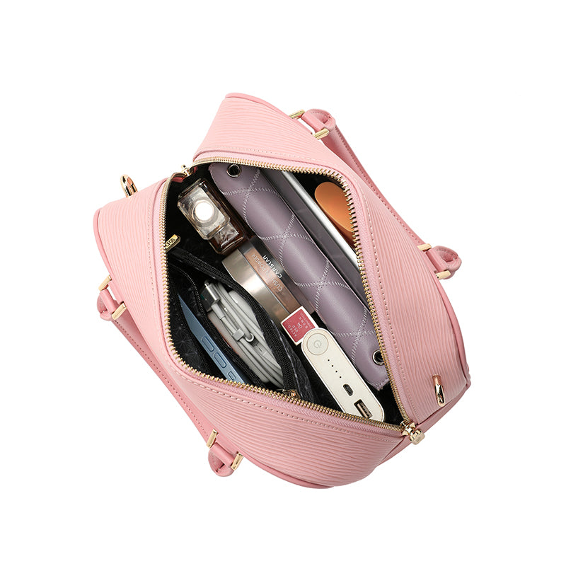 EPI CALF LEATHER SEASHELL BOSTON BAG (BS231503) - CLOSETFULLOFBAGS